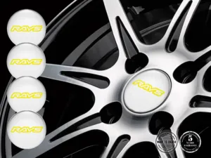 Rays Adesivo Silicone Stile Emblemi Cerchio Cupola